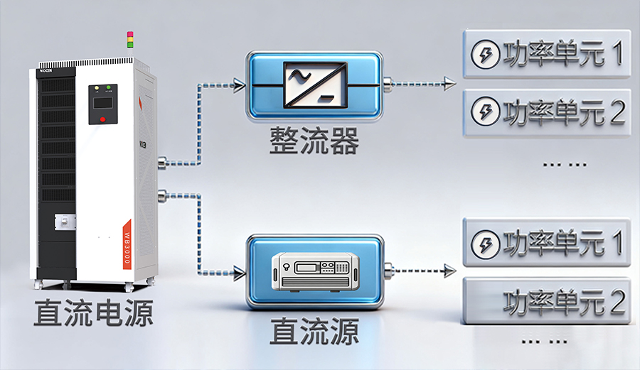 雙向直流測試電源高功率轉換圖片