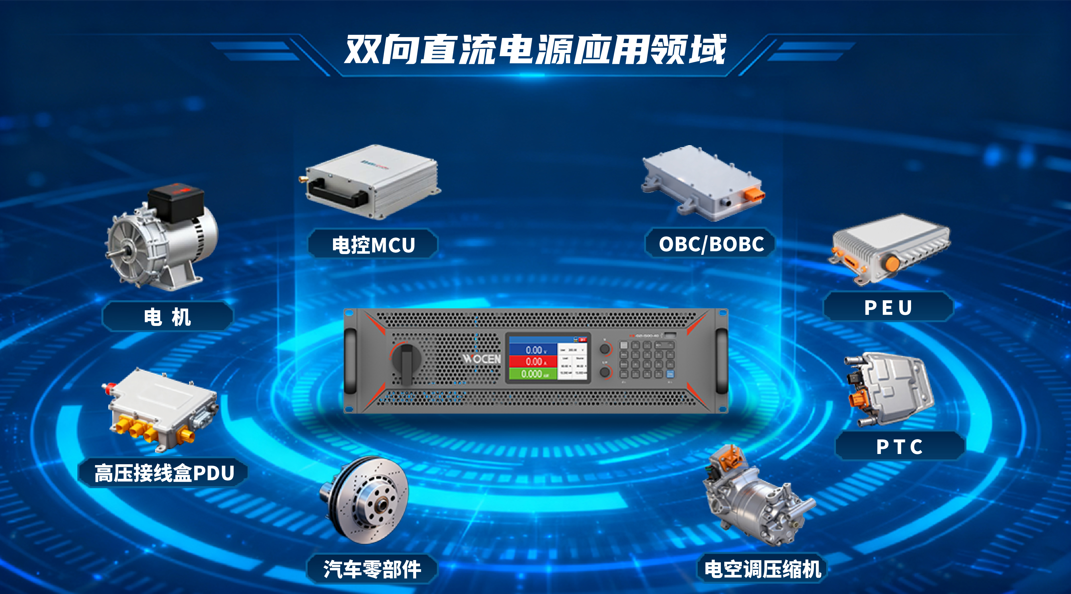 雙向直流電源關(guān)鍵應(yīng)用領(lǐng)域圖片